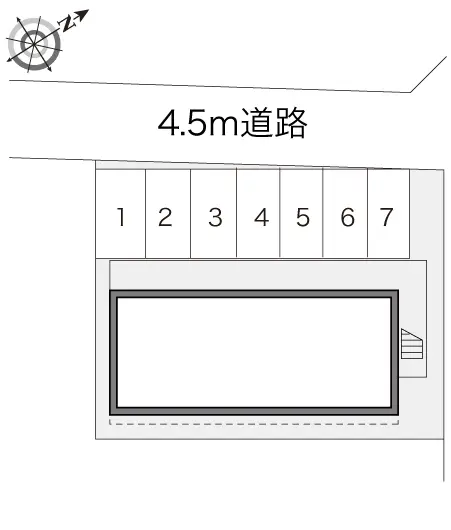 ★手数料０円★小牧市元町２丁目　月極駐車場（LP）